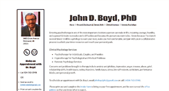 Desktop Screenshot of johnboydphd.com